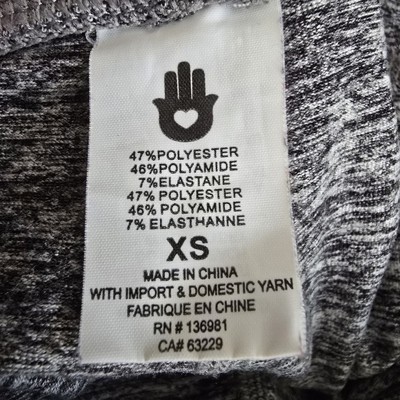 NWOT Spiritual Gangster Women's Grey Essential Leggings Rainbow Size XS - Picture 11 of 15